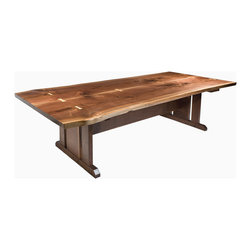 Walnut Slab Dining Table - Dining Tables