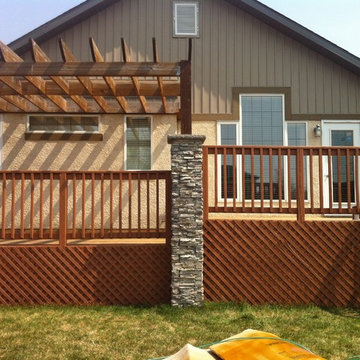 Sage creek Pressure wash and stain