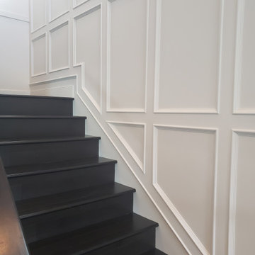 Stairwell Wainscoting