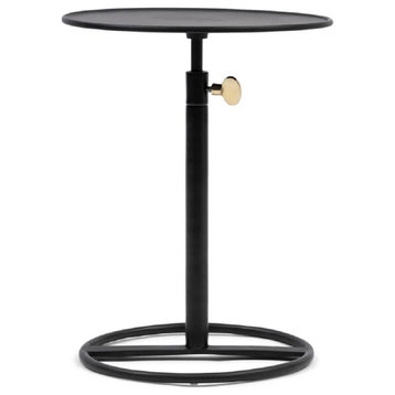 Aluminum Adjustable End Table | Rivièra Maison Kris, Black