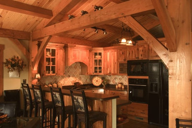 Mountain style kitchen photo in Other