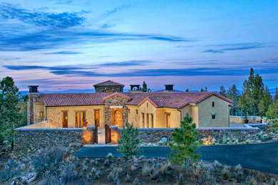 Tuscan exterior home photo in Other