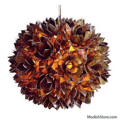 Roost Lotus Flower Chandeliers - Smoke - SKU: L804 - Chandeliers