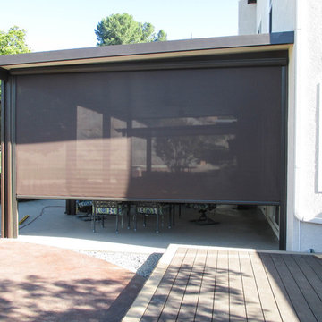 Motorized Power Screens Sun Control Patio