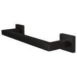 Preferred Bath Accessories - Primo 12" Mitered Towel Bar, Matte Black - Preferred Bath Accessories, Inc. is known for its innovative product designs and service excellence. The Primo Collection features fresh, contemporary but timeless styles. Made from superior quality materials, these products are durable, easy to install, and competitively priced.