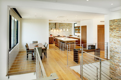 Kitchen - contemporary kitchen idea in Orange County