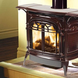 Vermont Castings Stardance SDDVT Series 26'' x 27'' DV Cast Iron Gas Stove - Freestanding Stoves