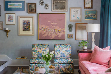 Inspiration for a transitional living room remodel in New Orleans