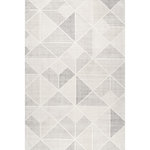 nuLOOM - nuLOOM Marielle Diamond Tiles Machine Washable Area Rug, Beige 5' x 8' - Make a bold statement with this machine washable modern diamond tiles area rug. Composed of a blend of durable fibers, this is the perfect addition to any room in your home. Featuring a breathable porous addition throughout, creating a breathable and light floor covering for your space. Our machine-washable collection is functional and stylish to keep up with your busy lifestyle. Simply roll your rug up, throw it in the washing machine, and you're done! Relax and unwind with our pet-friendly and easy to clean area rugs.