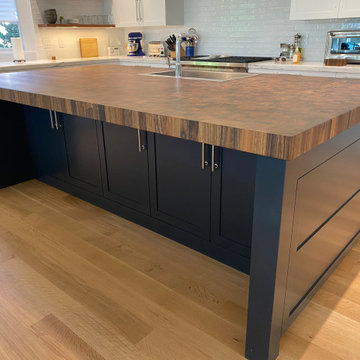 Groton, MA- Contemporary- Huge Random Mix Kensington Wood Butcher Block