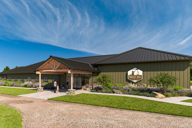 Traditional exterior home idea in Grand Rapids