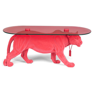 Pink Tiger Coffee Table | Bold Monkey Dope As Hell