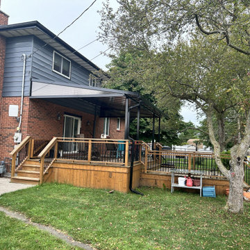 Black Frame - Bronze Polycarbonate Sheets, Patio Cover