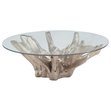 Dimond Home Champagne Teak Root Coffee Table