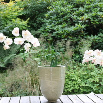 Impressionen in einem Garten in den Elbvororte