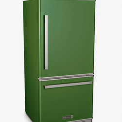 Big Chill Pro Fridge in Basil Green - Refrigerators