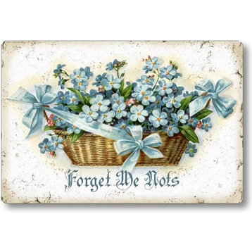 Vintage-Style Forget Me Nots Sign