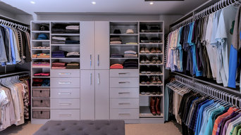 Custom Walk-in Closet and Shoe / Purse Storage