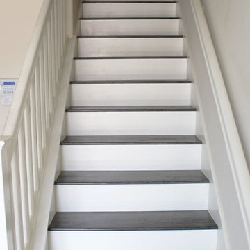 French Gray White Wash Laminate Floor