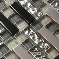 2013 New glass stone metal blend mosaic tile for kitchen backsplash MAG0004 - Mosaic Tile