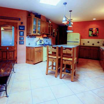 Eclectic Kitchen at 150 East Ella in Corrales, NM