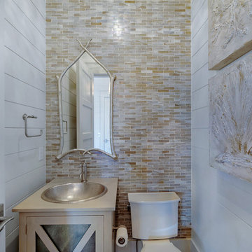 Beach Style Powder Room