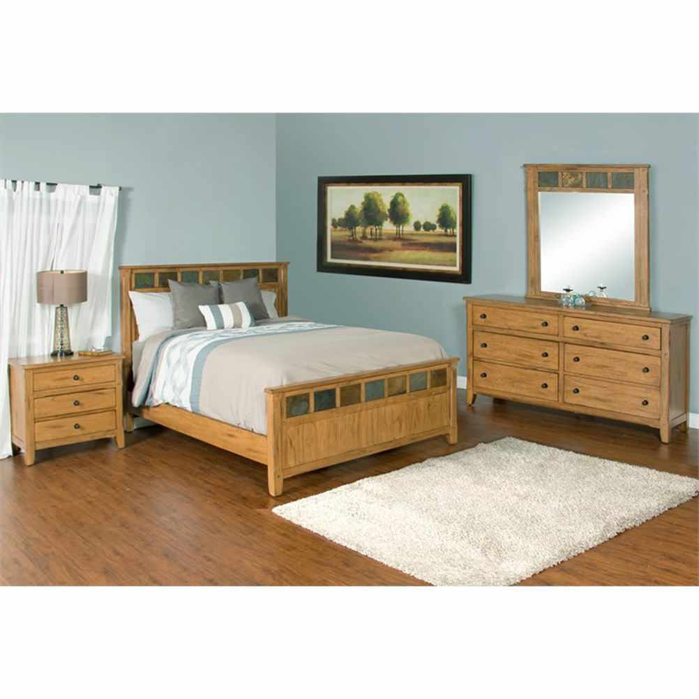 Sunny Designs Sedona 29" Petite Traditional Wood Night Stand in Rustic ...