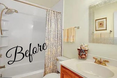 Inspiration for a transitional bathroom remodel in DC Metro