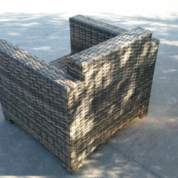 poly rattan sofa
