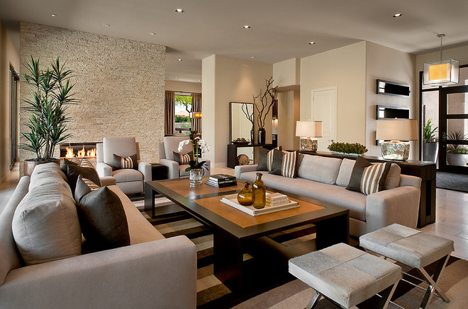 Contemporary Living Room by Ownby Design