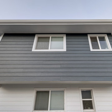 Two-Tone Blue and White Exterior Refresh