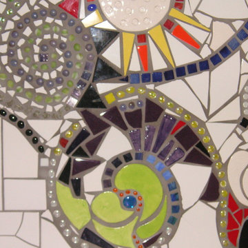 Mosaic Kitchen Island