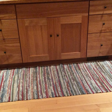 Kitchen flat weave rug