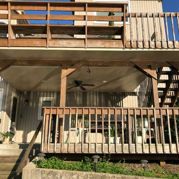 Bob's new deck ceiling