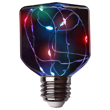 Feit Electric FY/SQ/RGB/LED Fairy LED Light Bulbs, 1 Watts
