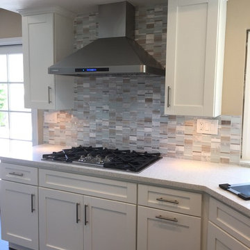 Contemporary White Kitchen - Brea