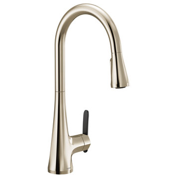 Moen S7235 Sinema 1.5 GPM 1 Hole Pull Down Kitchen Faucet - Polished Nickel