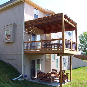 El-Scari - Cedar Deck with Pergola.