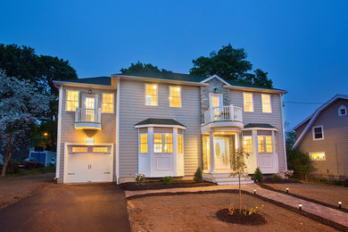 Example of a classic exterior home design in Boston