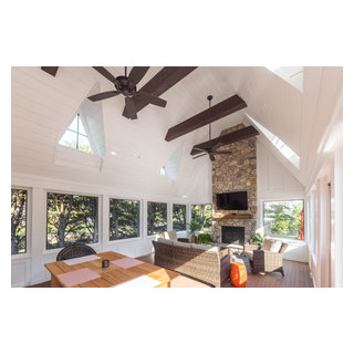Multi-Seasonal Indoor / Outdoor Room - Transitional - Porch - New York ...