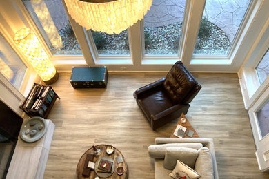 Living room - living room idea in Seattle