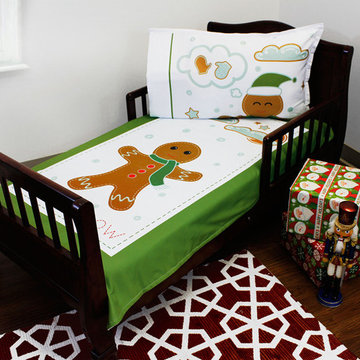 Cozy Christmas Cookies Toddler Bedding Set