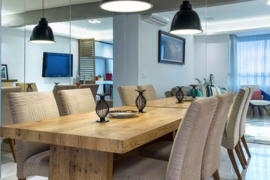 Dining room - contemporary dining room idea in Other