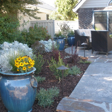 A winter color palette of blues, browns, grays, silvers, rusts