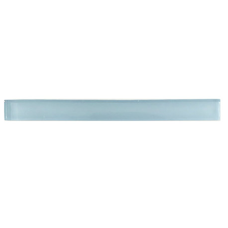 0.63x6 Pencil Bars Glass Tile, Mystic Blue