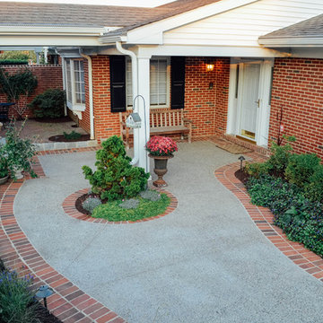 Front Concrete Walkway