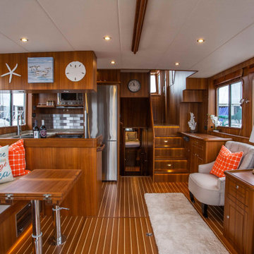 North Pacific Yachts - Pilothouse Yacht Interior