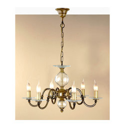 Lustrarte Lighting 362 Etrusca Six Arm Chandelier - Chandeliers