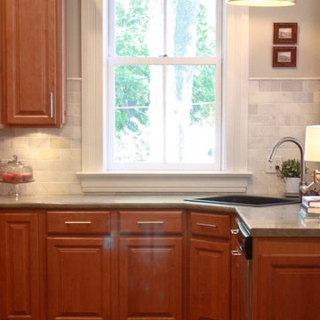 Fox Park, St.Louis Marble Kitchen Backsplash