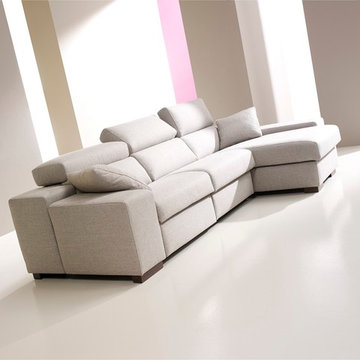 Lotus Sectional Sofa Power Recliner by Famaliving California